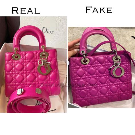 fake christian dior bag vs real|christian dior knockoff bags.